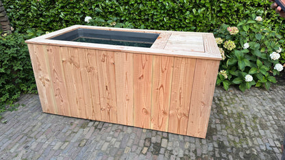 IJsbad met Douglas buitenkant